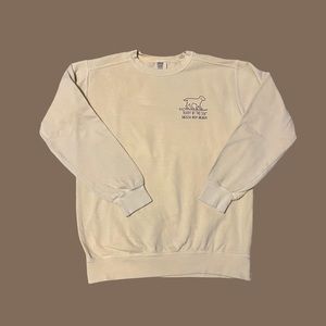 Baby Yellow Buddy by the Sea Comfort Colors Crewneck Sweatshirt Small